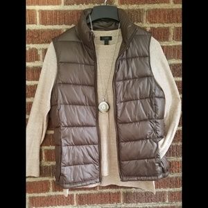 Banana Republic Brown Puffy Vest